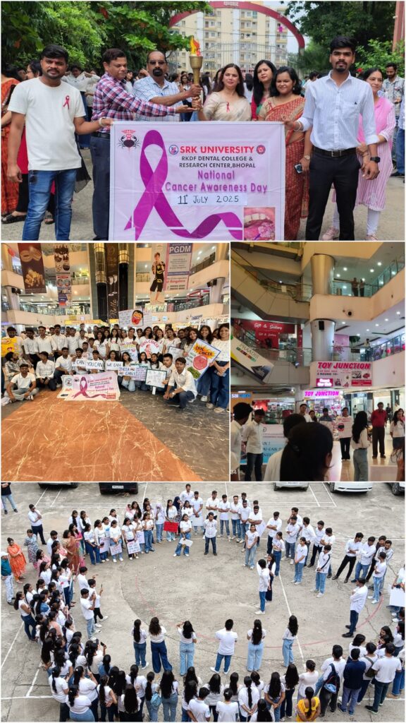 Sixth India Can Torch Activity of year 2025 conducted by Dept. of Oral Pathology, RKDF Dental College and Research Centre,Bhopal, Madhya Pradesh under the headship of Dr. Aparna Paliwal.